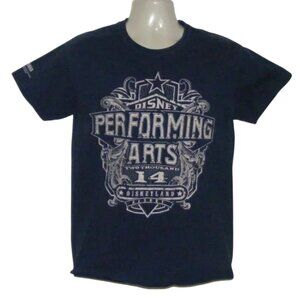 DISNEYLAND ACTORS/Performing Arts Tshirt, M, Navy Blue, SS, 2014 Event